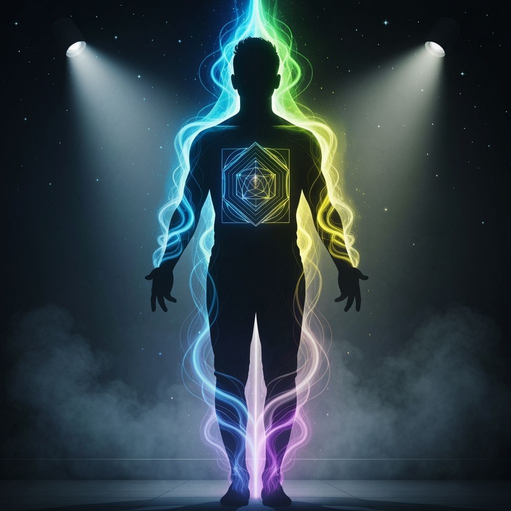 Divine Transformation: Man into God with Escher Geometry