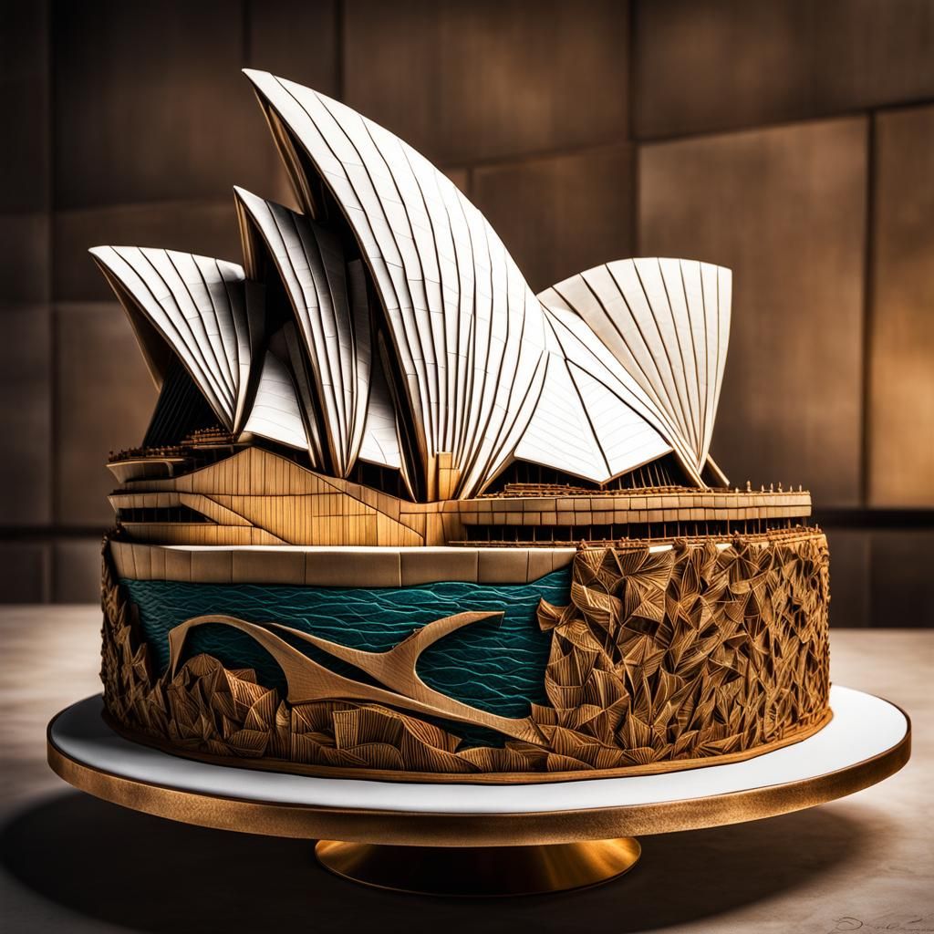 Sydney Opera House Transformed Into Cake