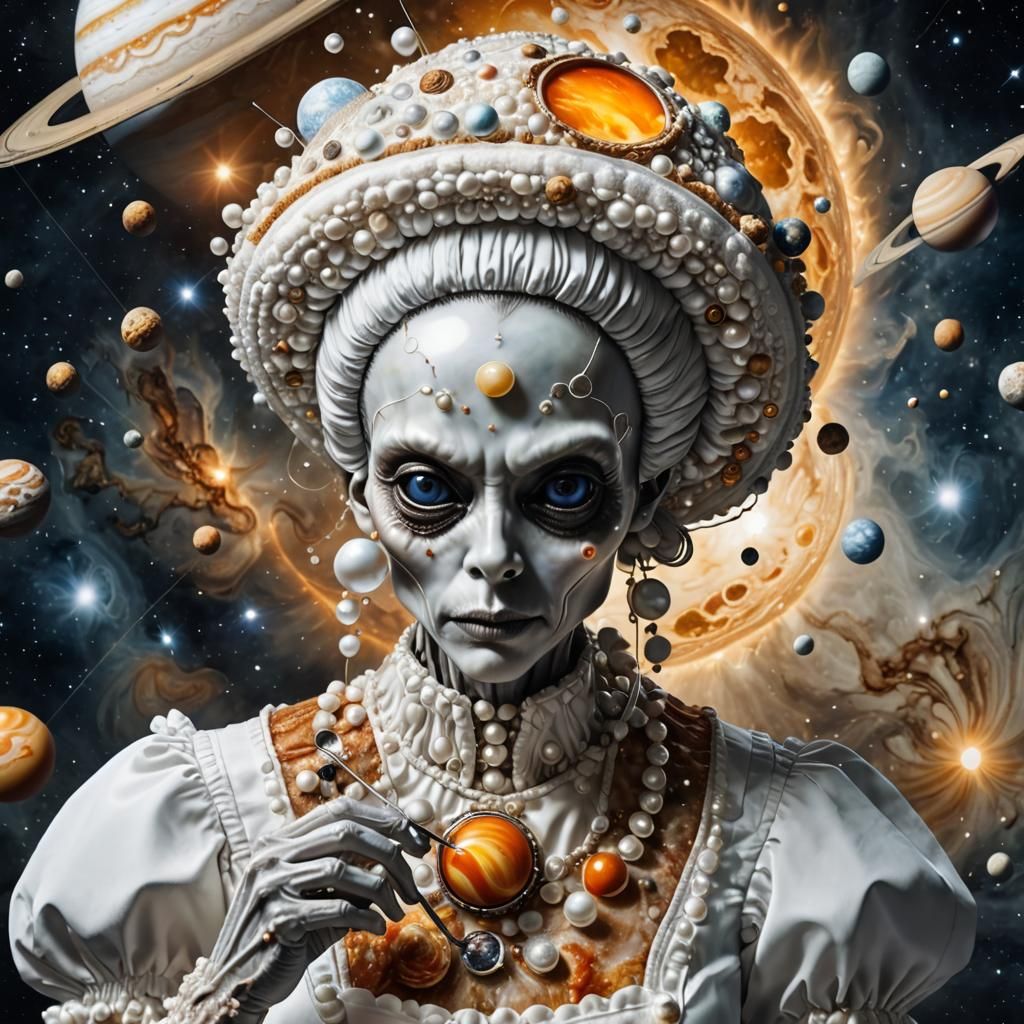 Epic Pearl Alien Maid in the Solar System