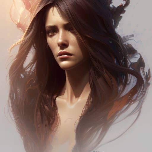 Witchblade Portrait in Art Nouveau Style