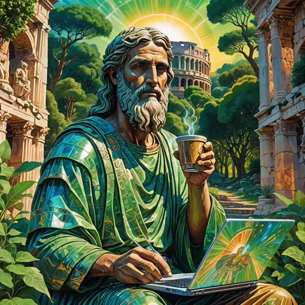 Plato's Laptop Musings in Ancient Greece