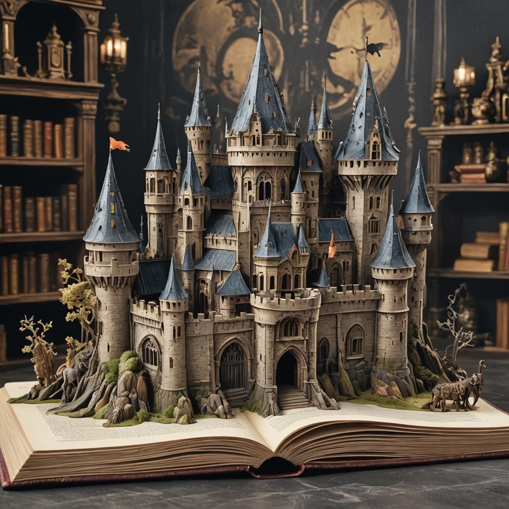 Dark Castle Revealed in Pop-Up Book