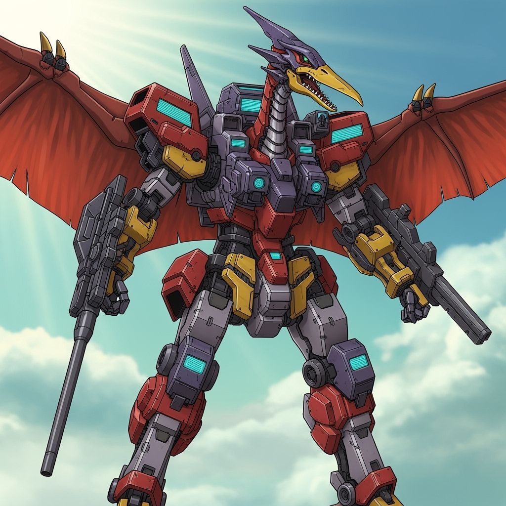 Massive Predasaur Mech Combines Dinosaur, Truck, and Dragoon...