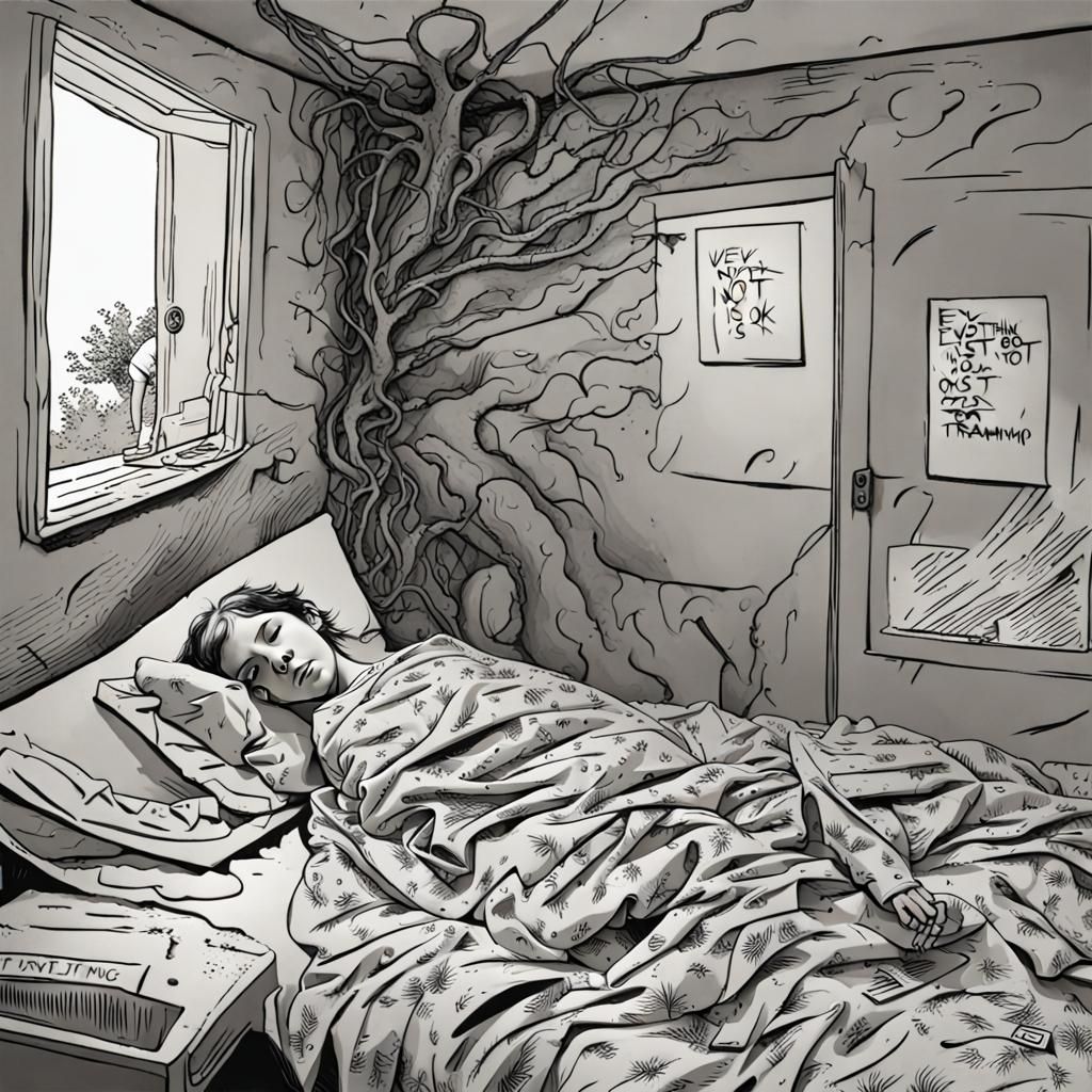 Disturbing Image Representing Post Traumatic Stress