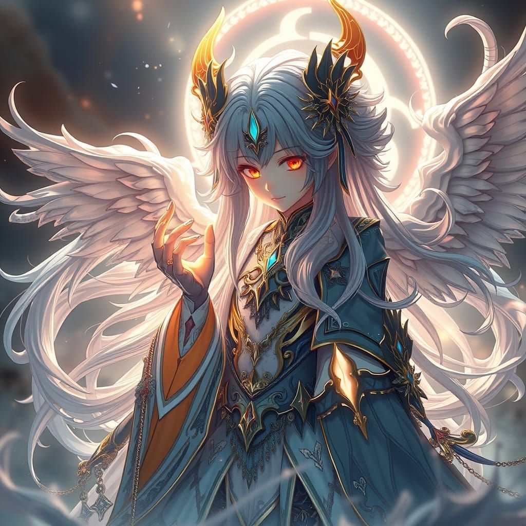 Dark Mystical Arcane Anime Art in Hyper-Realistic 8k Quality