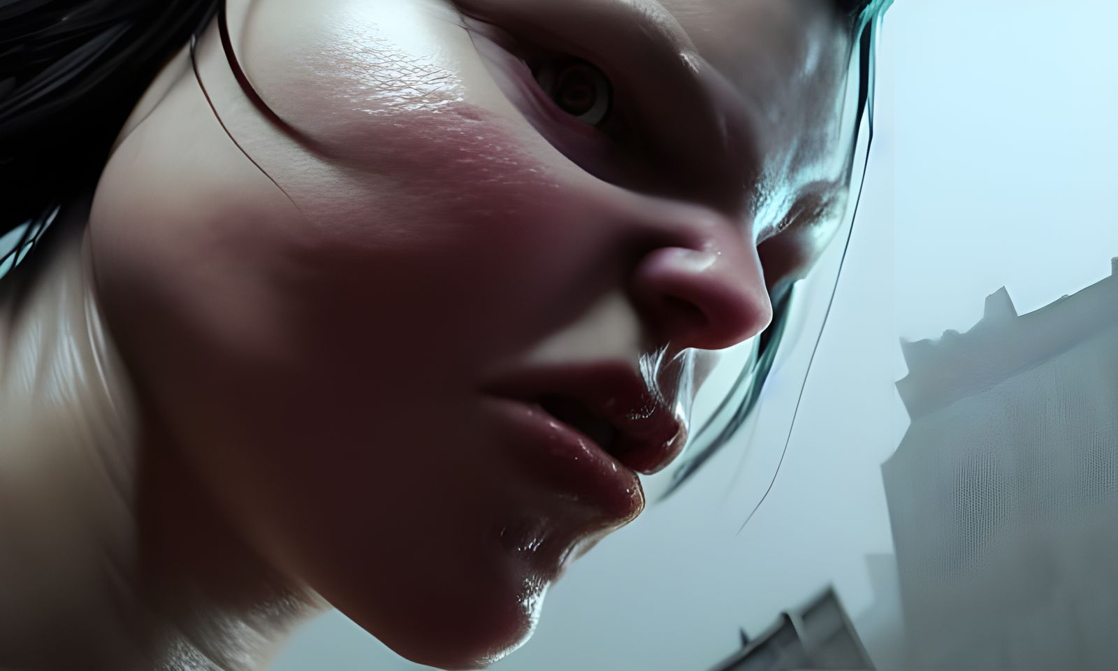 Steamfunk Face in Photorealistic Render