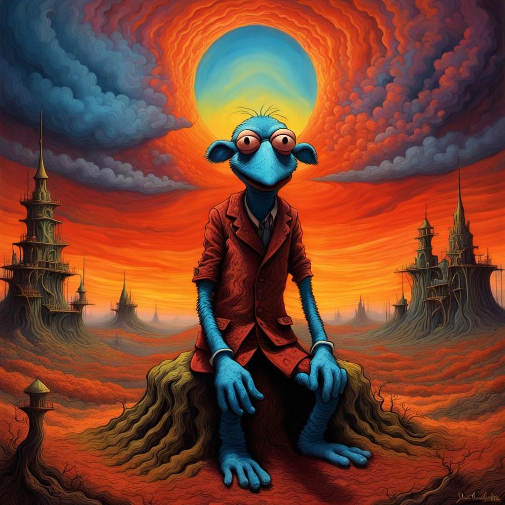 Gonzo's Psychedelic Trip: A Surreal Muppet Adventure
