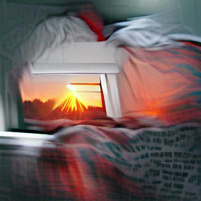 Gentle Sunrise Illuminating a Quiet Bedroom