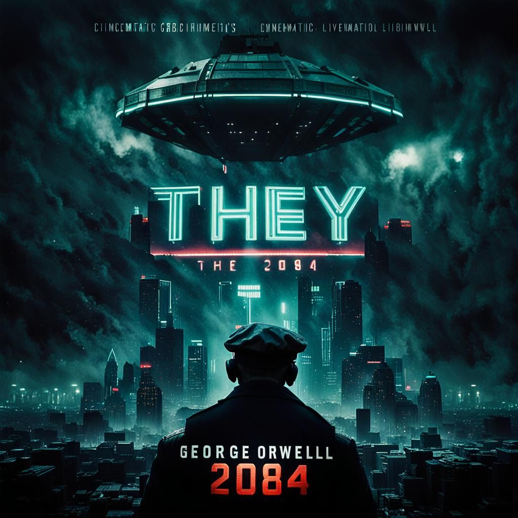 Dramatic Movie Poster for Orwell's THEY