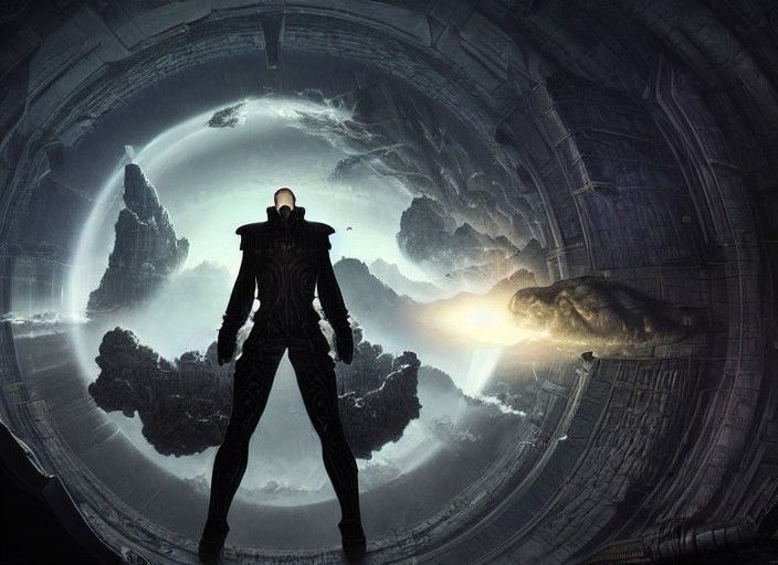 Dark Cyberpunk Universe in Hyperrealistic Digital Art