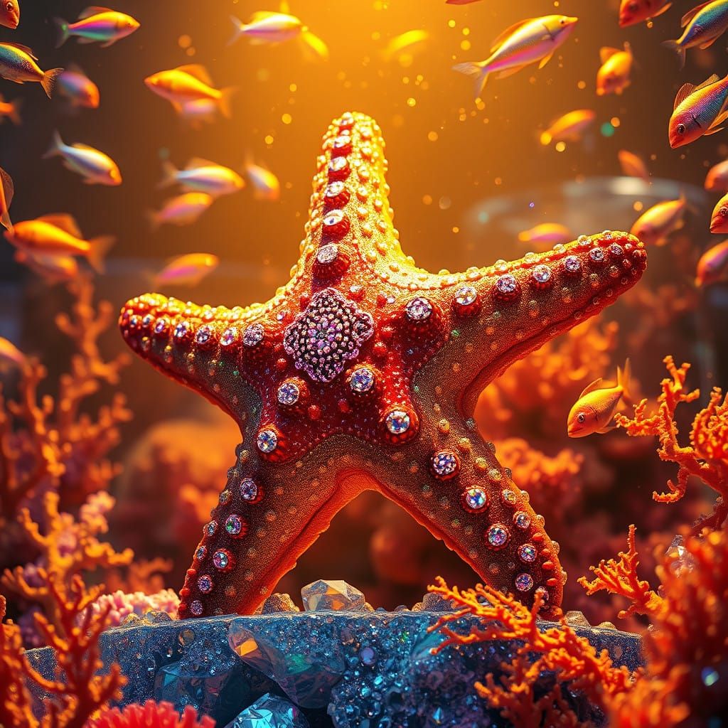 Vibrant Starfish Shines on Crystal Karaoke Stage