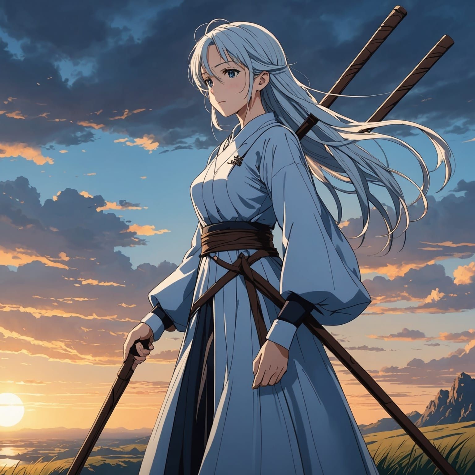 Anime Wind Cries Mary: Cel-Shaded Manga Art