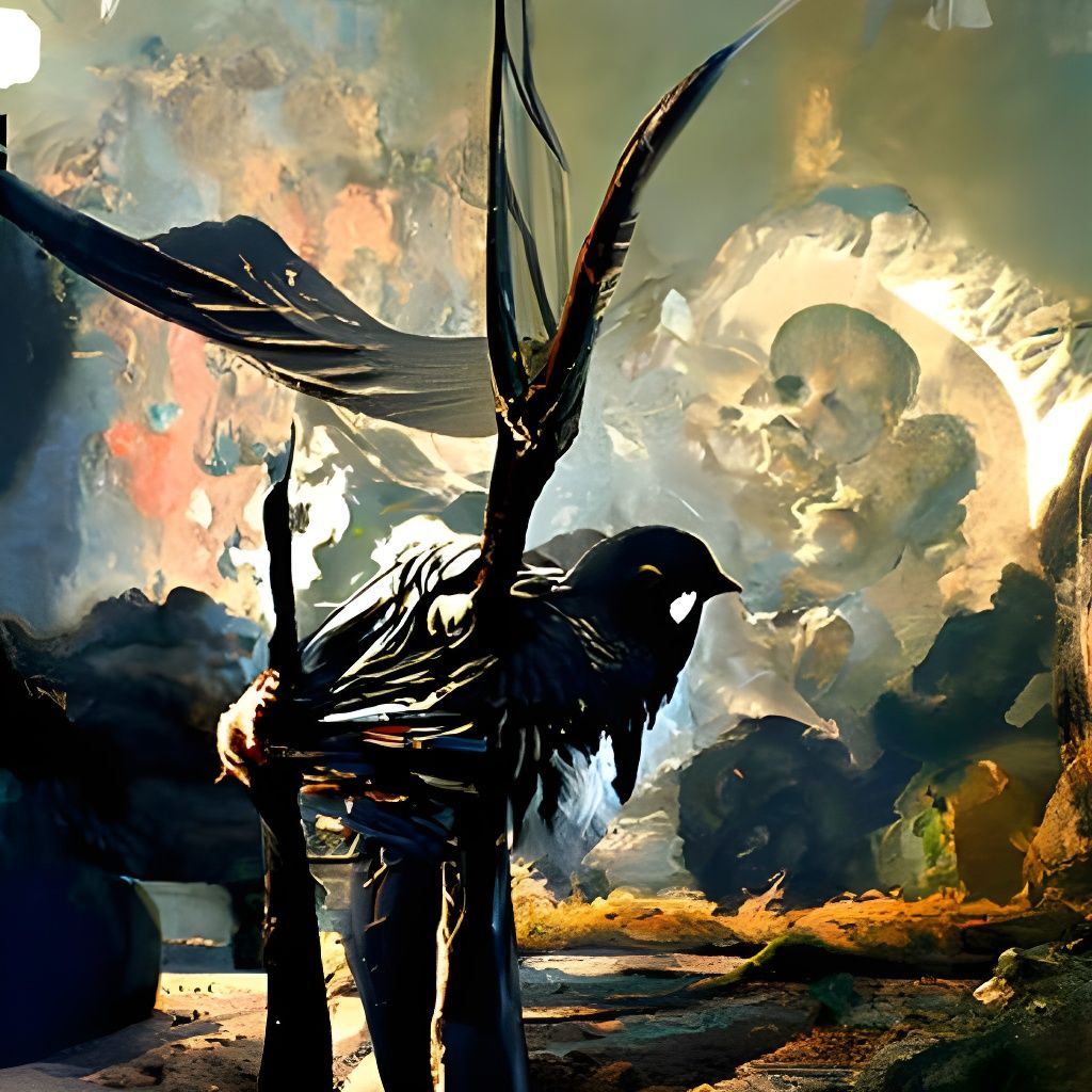 Jim Morrison Portrait: Sinister Angels in Oil