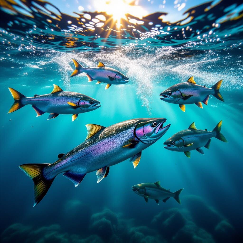 Salmon Migration: A National Geographic Photograph