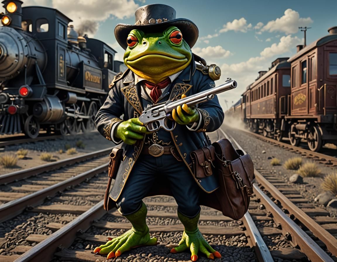 Gunslinger frog