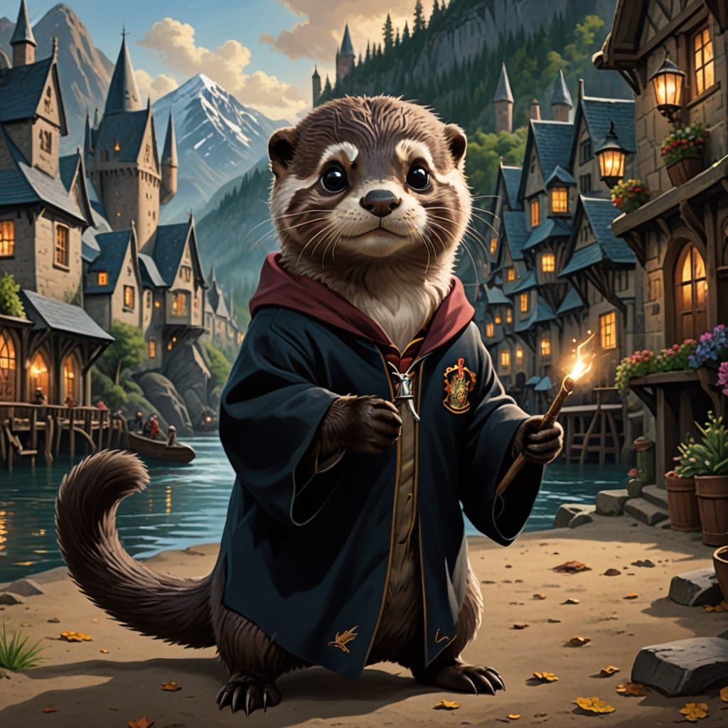 Harry Potter and his Happy Otter