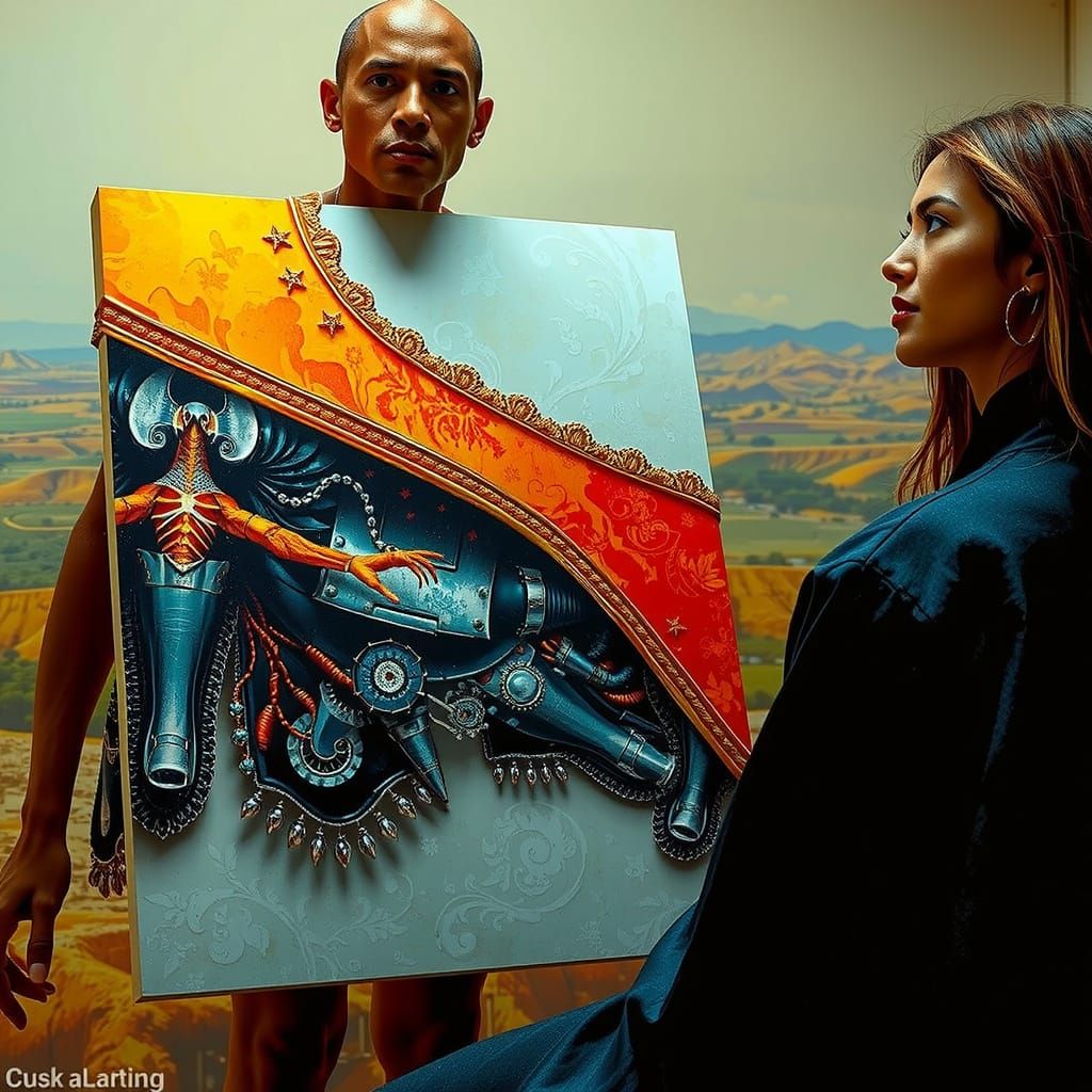 Hyperrealistic Portrait of Femininity and Humanity