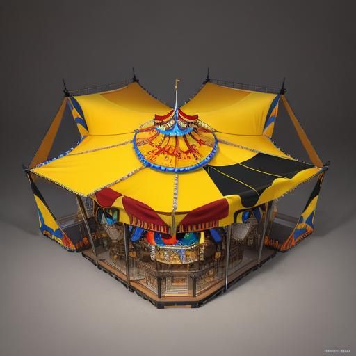 Fractal Circus in Detailed 3D
