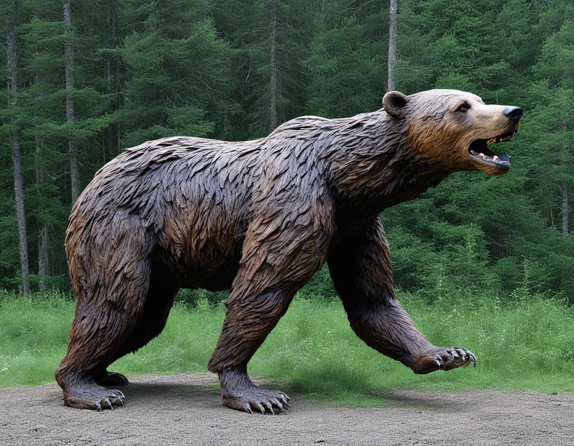 Bear-like Creature with Dog-like Head