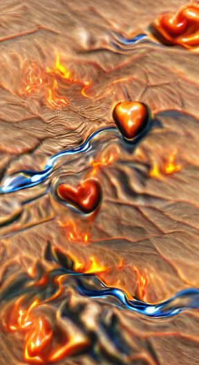 Elemental Representation of Earth, Fire, Water, and Wind