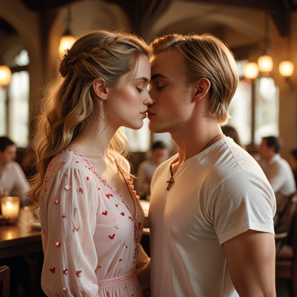 Ethereal Love in Golden Hour