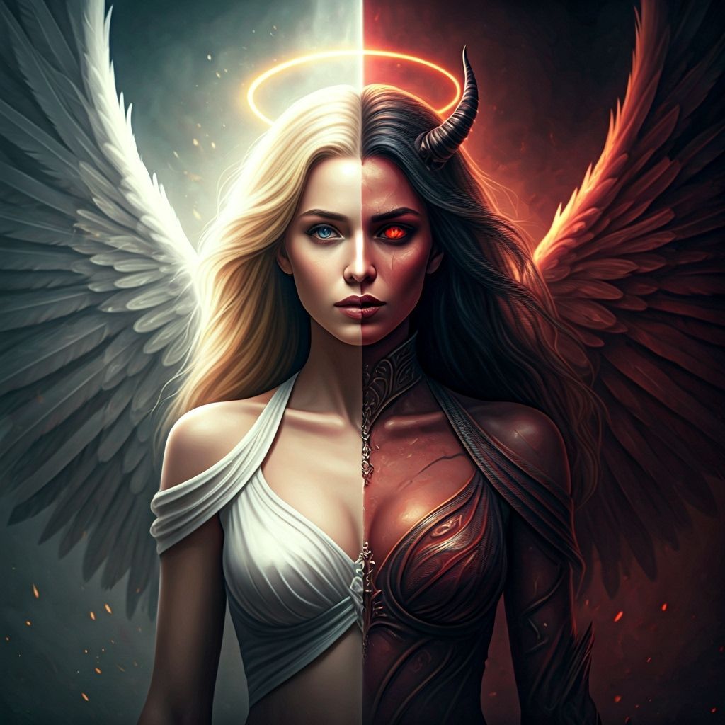 Angel and Demon: A Dual-Sided Masterpiece