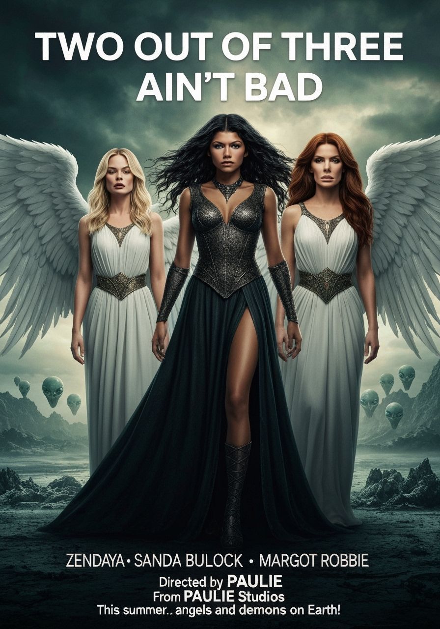 Angels and Demons Movie Poster with Celebrity Cast