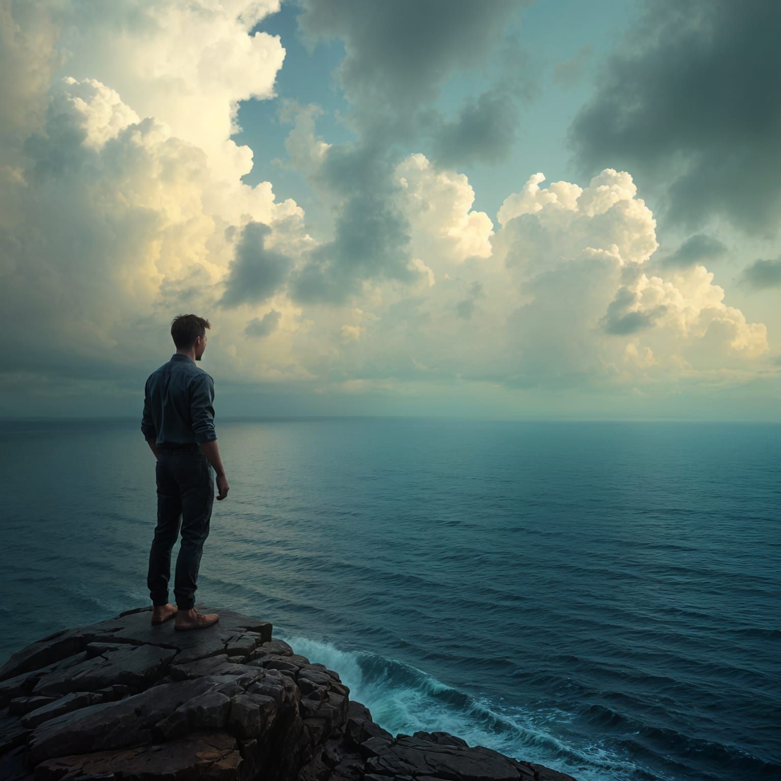 Ethereal Solitude on the Romantic Coast