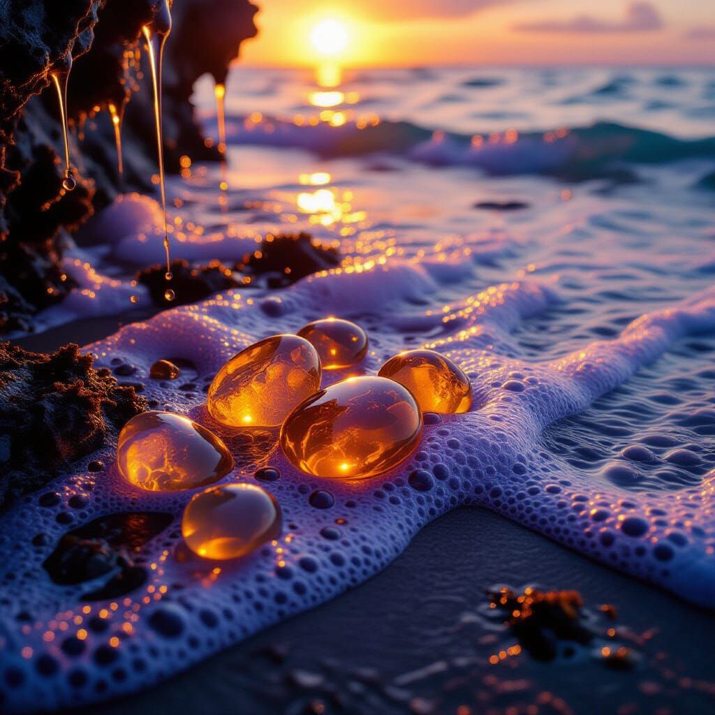 Opal Stones and Honey Ocean: Cinematic Still