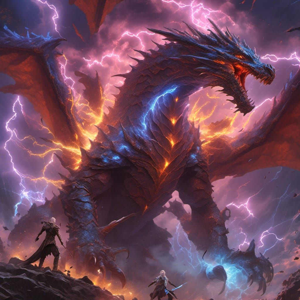 Epic D&D Battle: Lightning Dragon Boss Fight