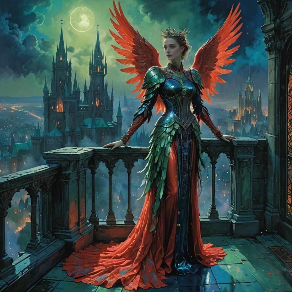 beautiful angel queen