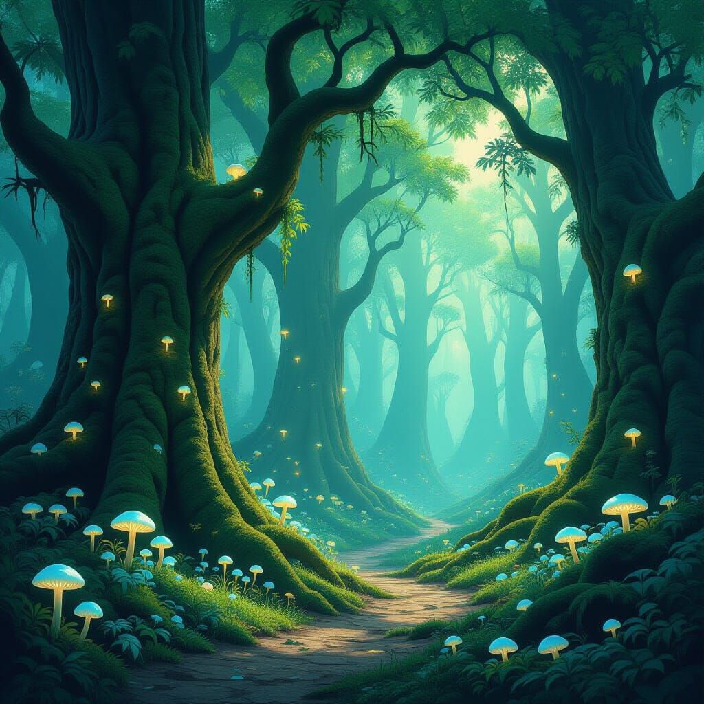 Ancient Forest of Dreams and Memories