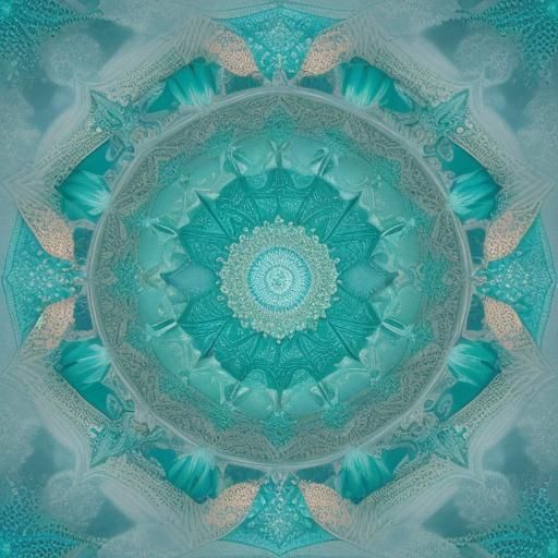 Colorful Fractals in Hyperrealistic Style