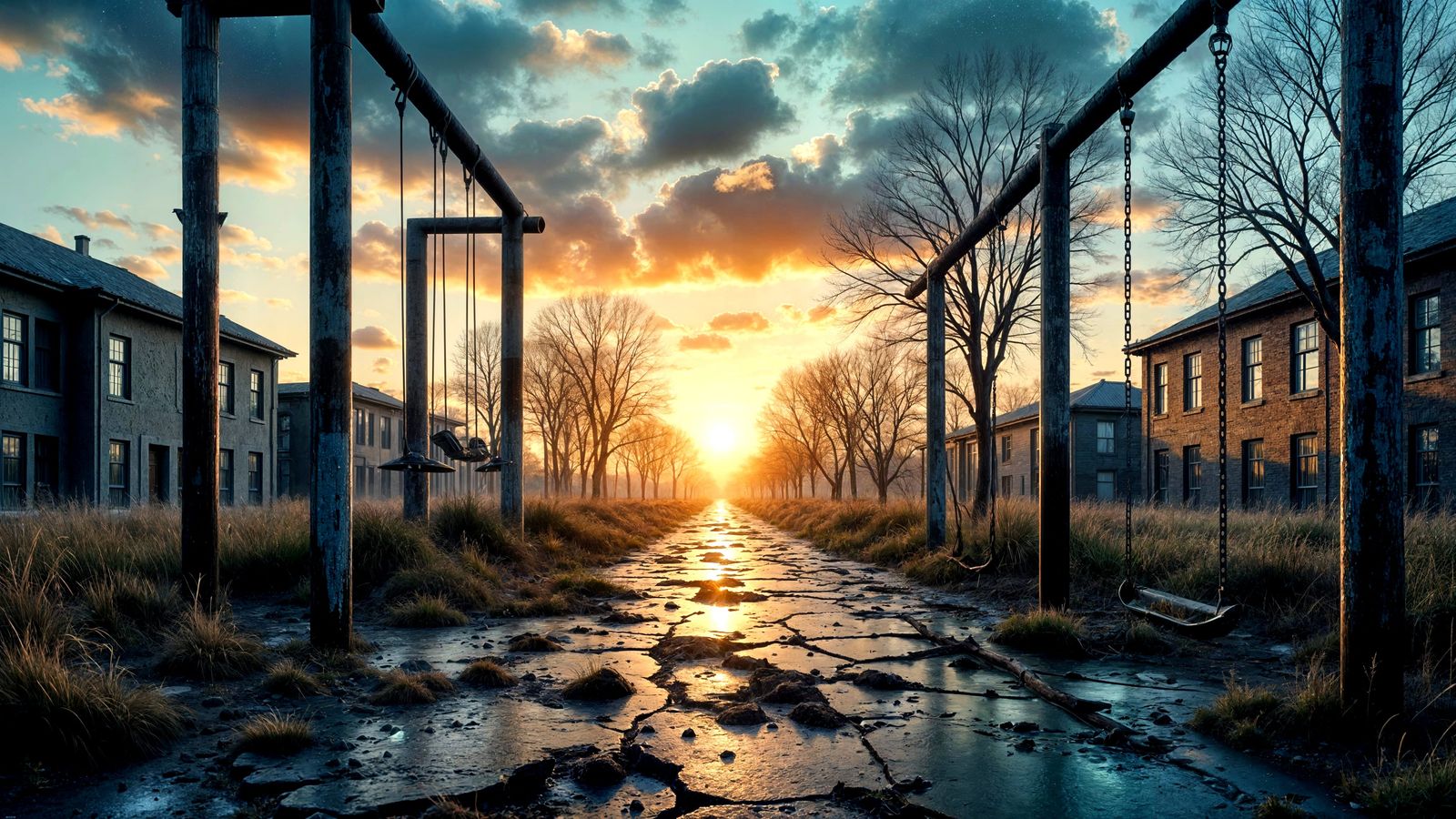 Abandoned Apartment Complex...