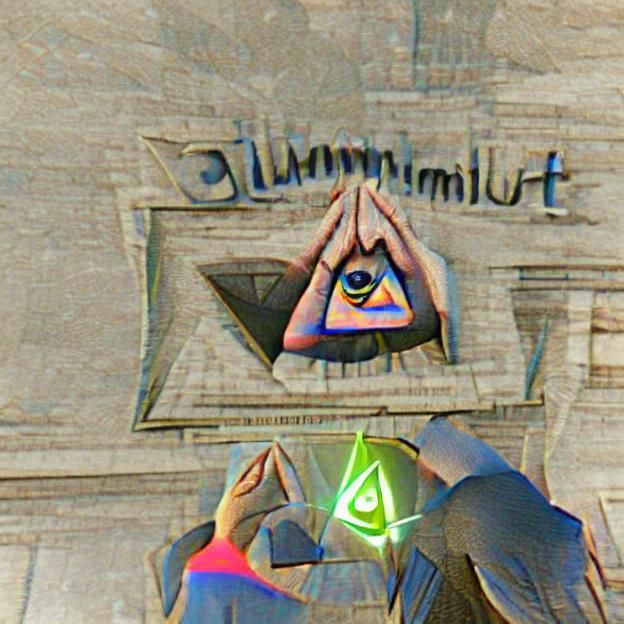 Stylized Eye of Providence in Digital Art
