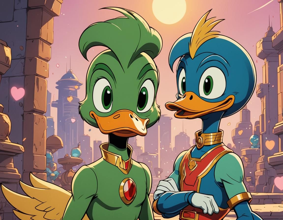 Duck Dodgers in Love: A Classic Cartoon Moment
