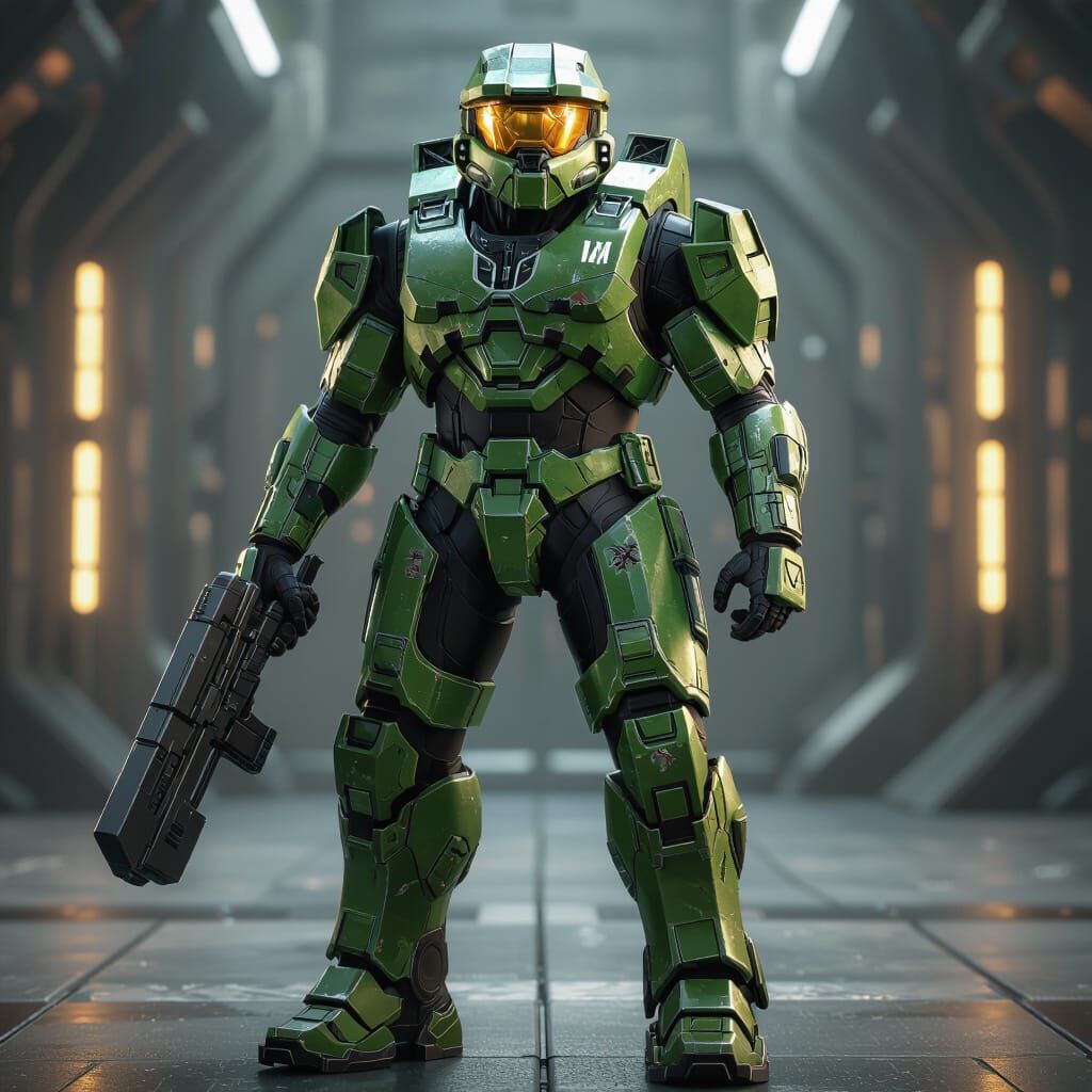 Master Chief Mjolnir Armour with Energy Shielding