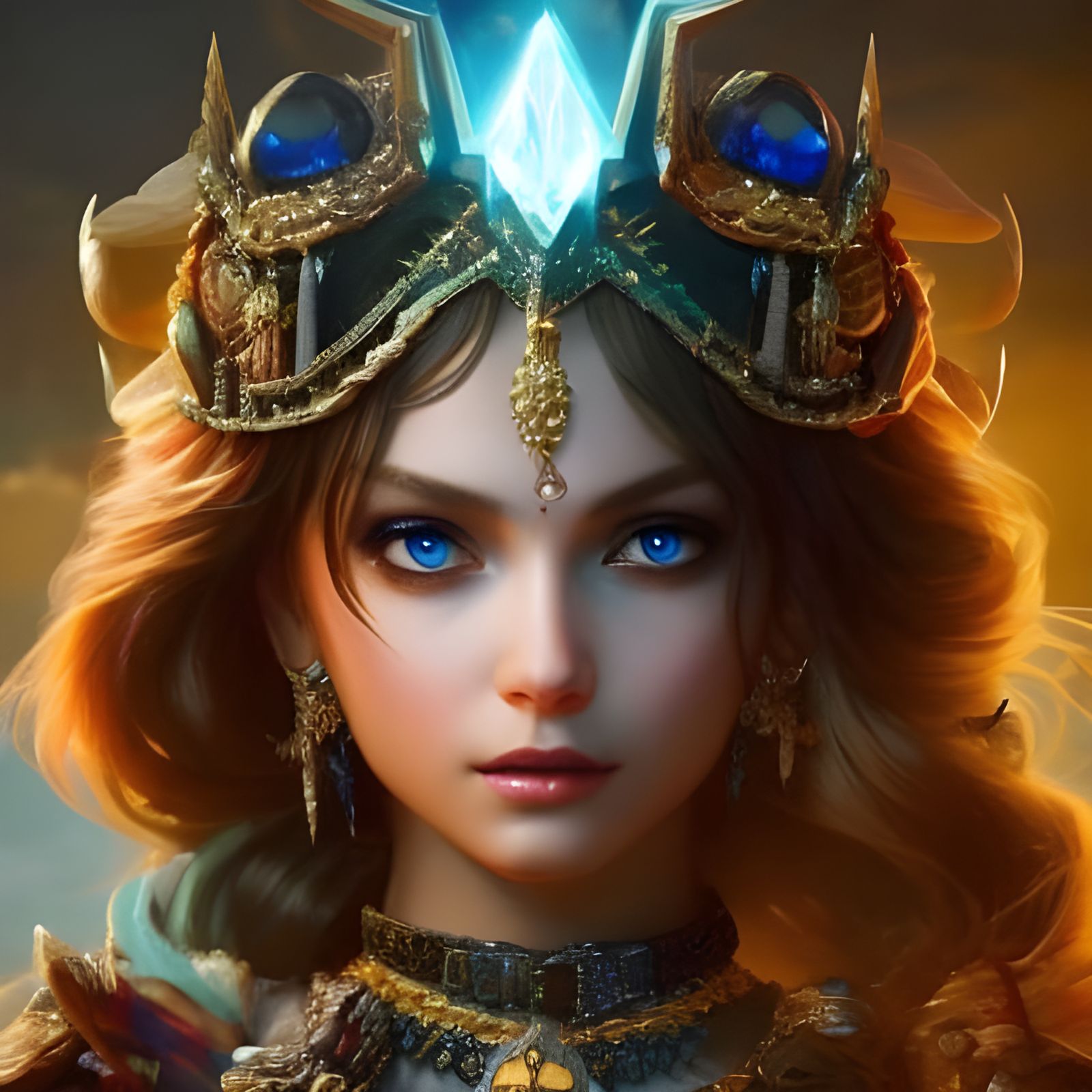 Goddess of Life and Death: Digital Illustration