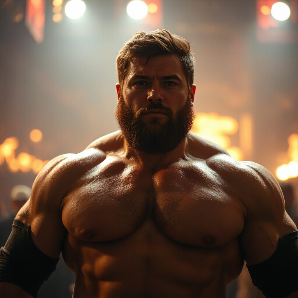 Hyper-Realistic Megaton Man in Cinematic Glory