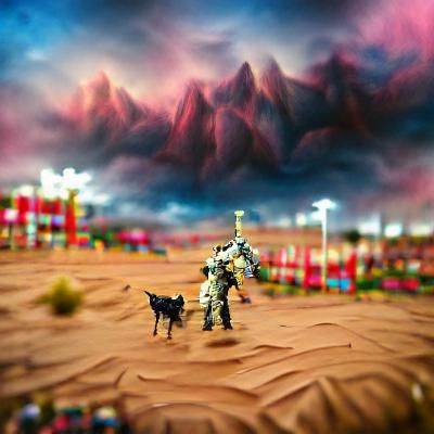 Corrupted desert