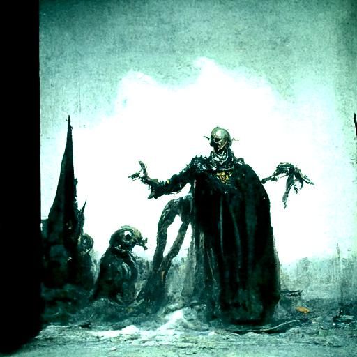Vecna in Horrific Gothic Style