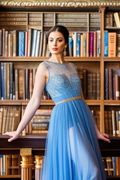 Fashion Shoot at the Library