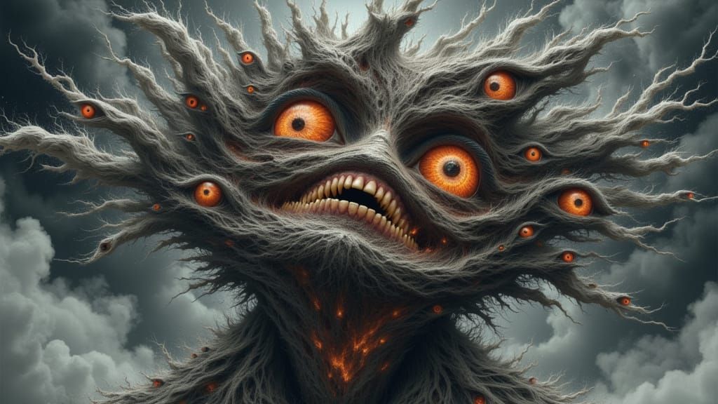 Unsettling Windswept Fractal Mindscape