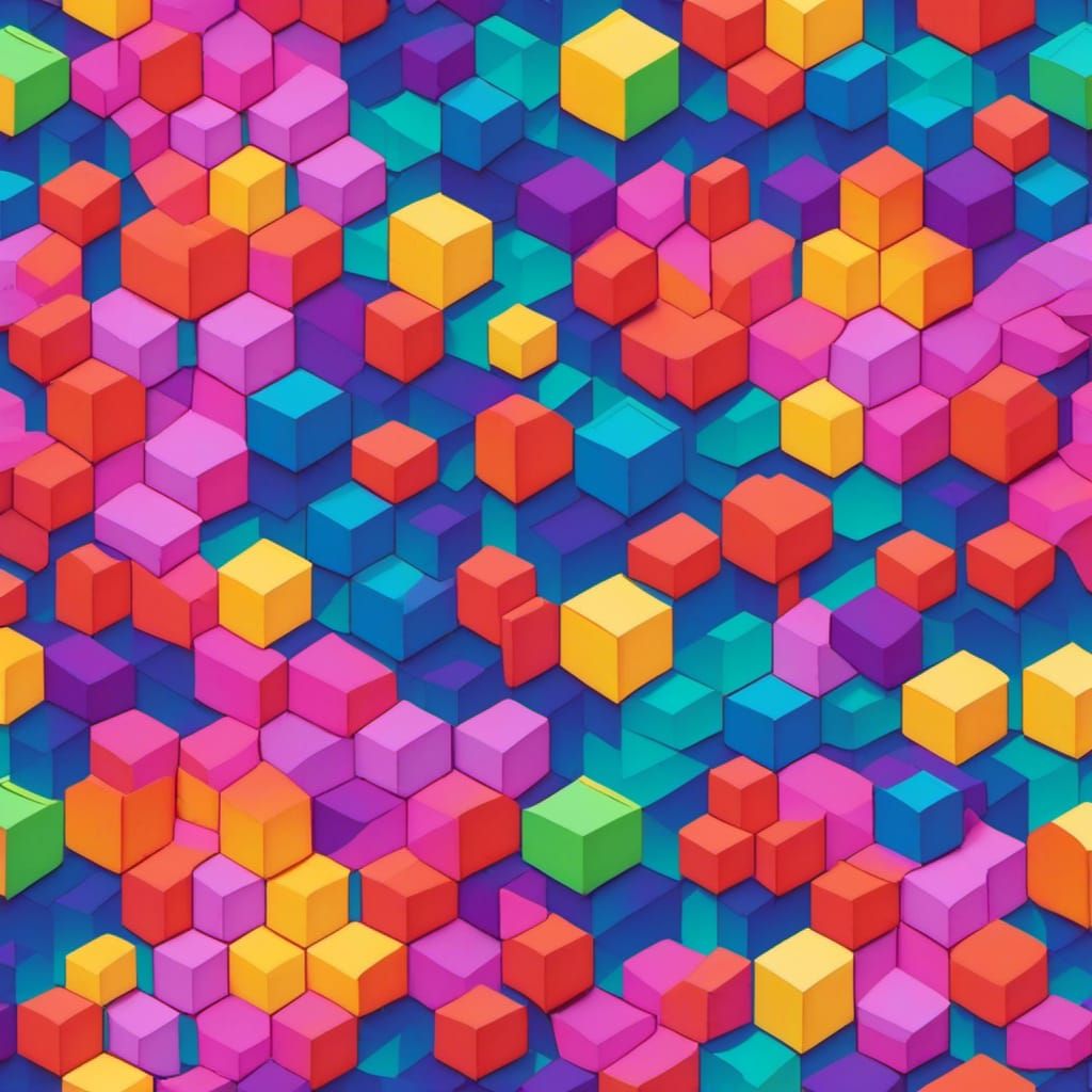 Vibrant 3D Render with Enhanced Depth of Field