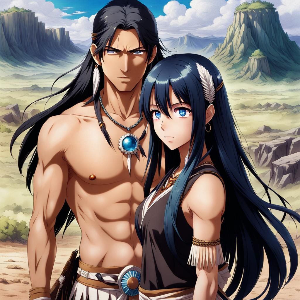Native Americans in Anime Style