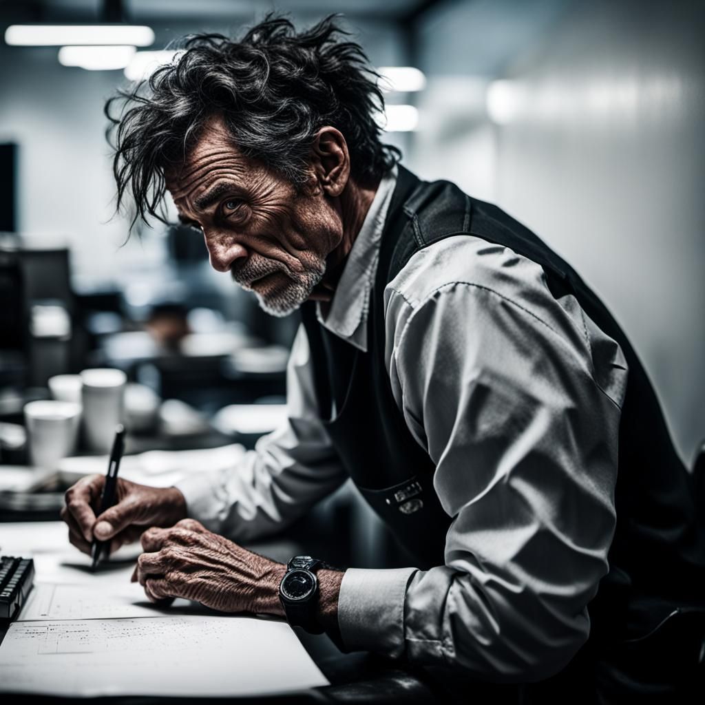 Intense Monster Portrait in Natural Lighting