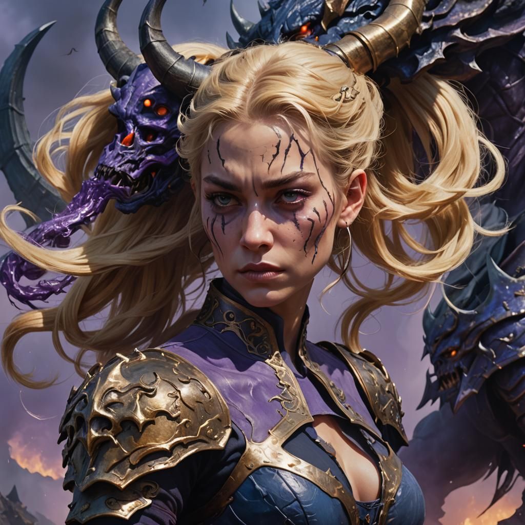 Demonic Transport: A Dark Fantasy Artscape