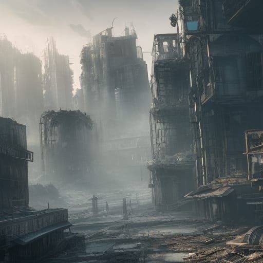 Post-Apocalyptic City: Detailed Matte Painting in Unreal Eng...