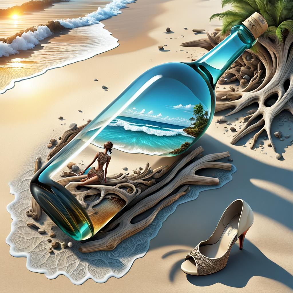 Tropical Island Treasure Discovery in 3D