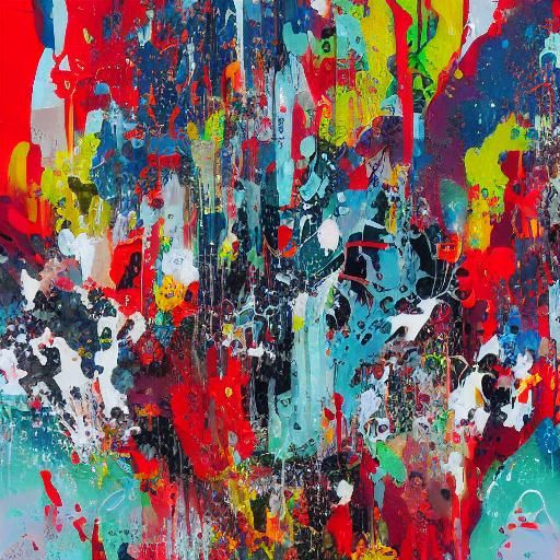 Nightmare Breakup in Graffiti Splash Art Style